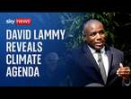 Watch live: David Lammy delivers climate crisis speech