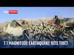 Over 100 killed after Tibetan holy city hit by 7.1 magnitude earthquake