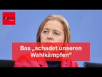 SPD-Frust über Bärbel Bas: „Schadet unseren Wahlkämpfen“