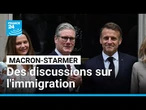 Macron rencontre Starmer à Downing Street, avec l'immigration au menu des discussions • FRANCE 24