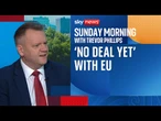 'No final deal as yet' with the EU, says minister