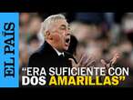 FÚTBOL | Carlo Ancelotti: “No es roja a Vinícius, vamos a recurrir” | EL PAÍS