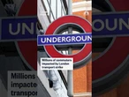 Millions of commuters impacted by London transport strike