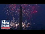 WATCH: Fireworks LIGHT UP the DC skyline during Army parade to incredible music