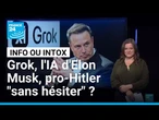 Grok, l'IA d'Elon Musk, est-elle pro-Hitler "sans hésitation" ? • FRANCE 24