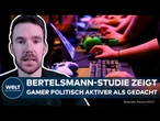 BERTELSMANN-STUDIE ZEIGT: Gamer sind politisch interessierter als gedacht