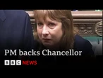 Keir Starmer denies plans to sack Chancellor Rachel Reeves after she cries in Parliament | BBC News