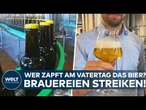 BRAUEREIEN IM STREIK: NGG fordert sechs Prozent mehr Lohn – Produktion gerät ins Stocken!