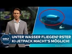 KI WELT: Bahnbrechende Innovation! Britisches Unternehmen präsentiert den ersten Unterwasser-Jetpack