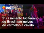 Casamento luciferiano: Vídeos mostram detalhes de cerimônia em igreja que apoia Lúcifer