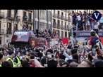La ciudad se vuelca con el FC Barcelona, los ganadores de LaLiga