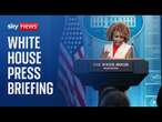 Watch live: White House media briefing - Tuesday 9 July 2024