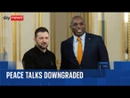 London peace talks downgraded as Kyiv rejects US plan to recognise Crimea as Russian