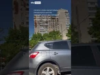Aftermath of drone attack on Odesa