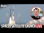 Live: Elon Musk's SpaceX launches Starlink satellites over Florida