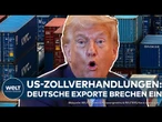 USA: Exporteinbruch! Handel mit den USA auf Tiefstand seit zwei Jahren - Rückgang setzt sich fort!