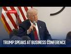 Trump delivers address to Business Roundtable Office