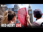 LIVE: Brits warned not to travel as red heat alert comes into force and UK braces for 40C highs