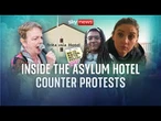 Inside the asylum hotel counter-protests