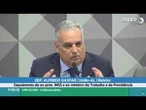 Ao vivo: Ex-ministro José Carlos Oliveira fala à CPI do INSS