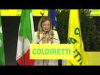 Meloni a evento Coldiretti: Agricoltori italiani hanno reso la nostra qualità un modello nel Mondo