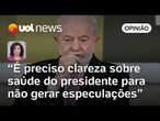 Lula e sua equipe não foram transparentes sobre novo procedimento médico do presidente | Landim