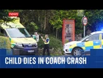Minehead bus crash: One child has died and 21 others taken to hospital