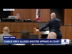 Charlie Kirk’s alleged shooter Tyler Robinson appears in court: LIVE