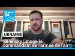 Zelensky limoge le commandant de l'armée de l'air ukrainien après le crash d'un avion F-16