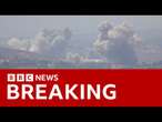 Lebanon says 182 killed in morning offensive by Israel on Hezbollah targets | BBC News