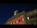 Giornata Mondiale per il Cuore, la facciata di Montecitorio illuminata di rosso