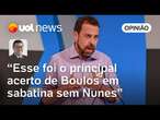 Eleições: Autocrítica de Boulos sobre a esquerda foi o maior acerto em debate sem Nunes, diz Tales