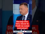 Błaszczak: dlaczego dron, który wleciał do Polski nie został zestrzelony?