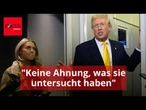 Trump berichtet Reportern von Arztbesuch: "Keine Ahnung, was sie untersucht haben"