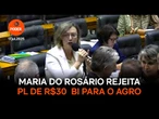 Maria do Rosário vota contra PL que destina R$ 30 bi para agro