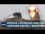 PUTINS KRIEG: Mega-Lieferung! Ukraine erhält hunderte Raketen von den USA im Kampf gegen Russland