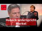 Habeck widerspricht Merkel: „Die Ampel ist nicht zerbrochen, weil wir Männer waren“