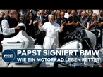 VATIKAN: 130.000 Euro für signierte Papst-BMW - Auktionserlös geht an Kinder in Madagaskar