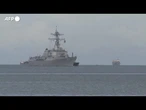 Cacciatorpediniere americano USS Gravely a 10 km dalle coste dela Venezuela