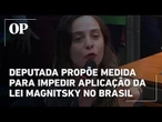 Deputada propõe medida para impedir aplicação da Lei Magnitsky no Brasil
