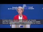 Von der Leyen: Abbiamo stanziato 1 miliardo di euro per l'industria della difesa ucraina