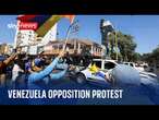 Watch live: Venezuela's opposition hold street protests ahead of Maduro inauguration