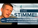 IHRE STIMME: „Rom wurde nicht an einem Tag gebaut“ – 62 Prozent unzufrieden mit Merz als Kanzler!