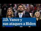 J. D. Vance centra su discurso en atacar a Biden y elogiar a Trump: 