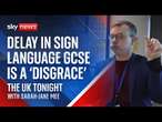 Delay in start of sign language GCSE is a 'disgrace'