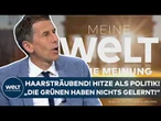 MEINUNG: Grüne nutzen die Hitze für ihre Politik | Hoffnungen auf ein Medikament gegen Depressionen