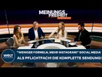 MEINUNGSFREIHEIT: "Weniger Formeln, mehr Instagram!“ Social Media als Pflichtfach! Komplette Sendung