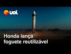 Honda lança foguete reutilizável em Hokkaido com sucesso; vídeo mostra o lançamento