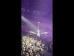 Katy Perry casi se cae y queda colgada sobre el público #shorts