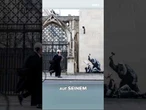 BANKSY LONDON: Graffiti verschwindet nicht - die Welt rätselt. #shorts